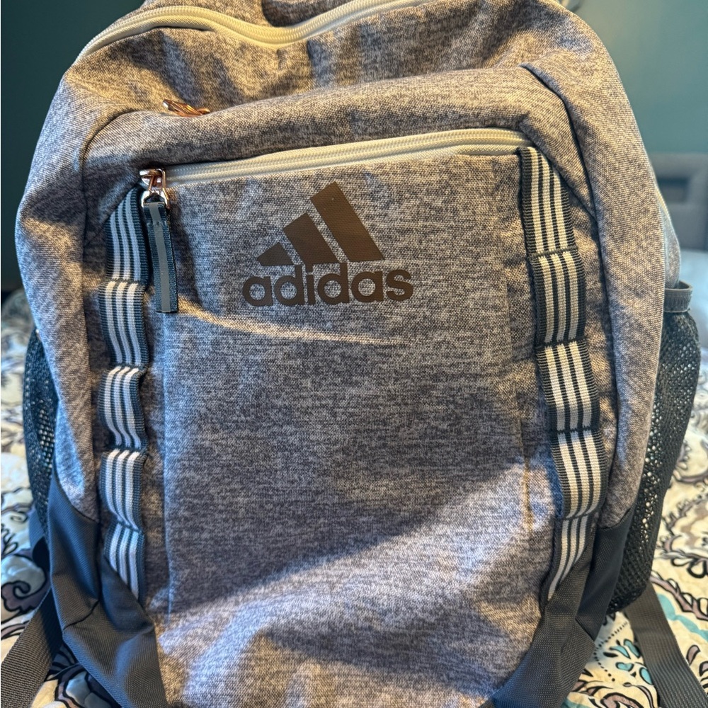 Adidas Heather Gray Backpack